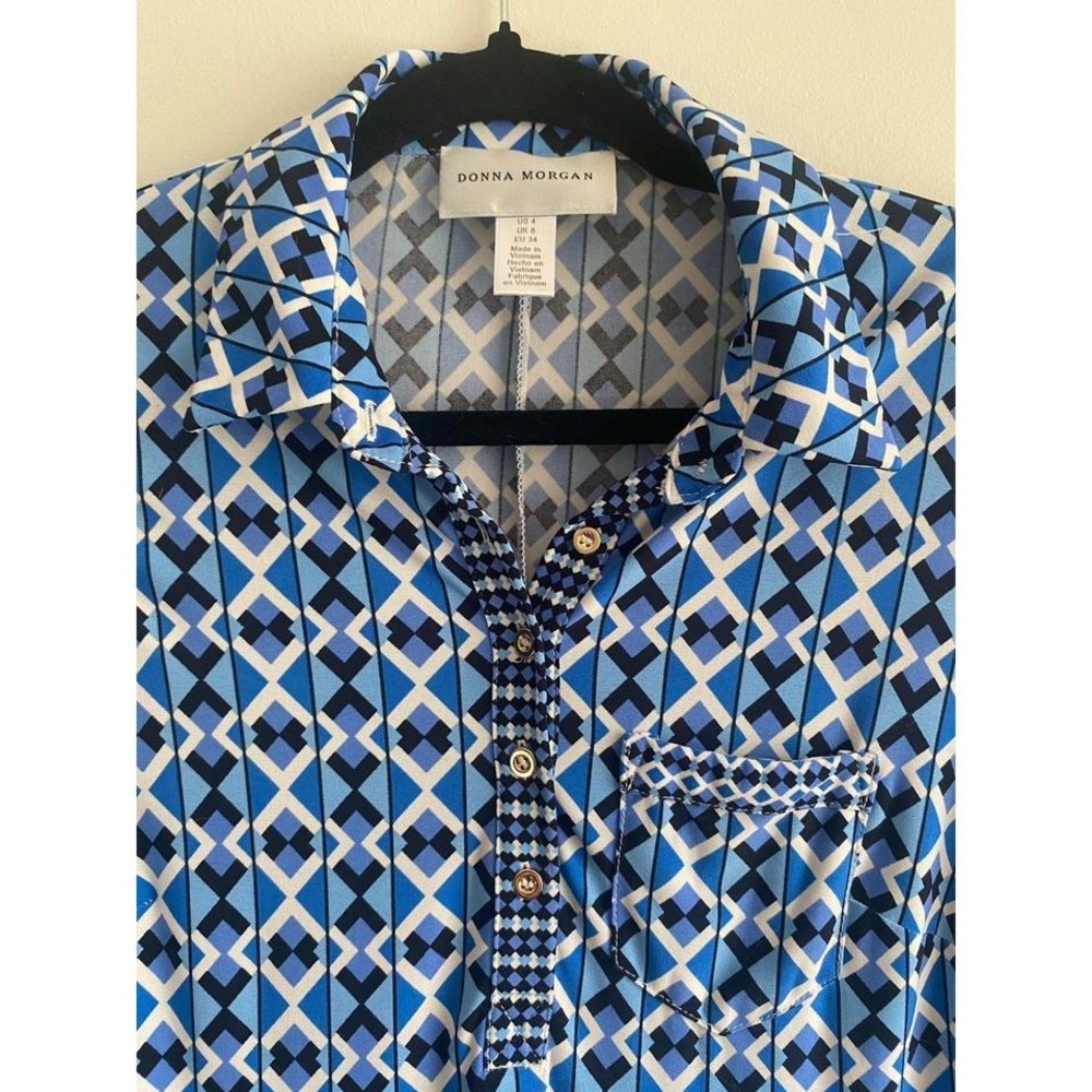 Donna Morgan Geometric Mini Dress Women's size 4